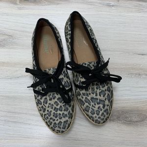 Anthropologie Plume by Faryl Robin Animal Print Shoes